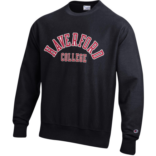 Hood Champion Reverse Weave Black - Haverford College Bookstore